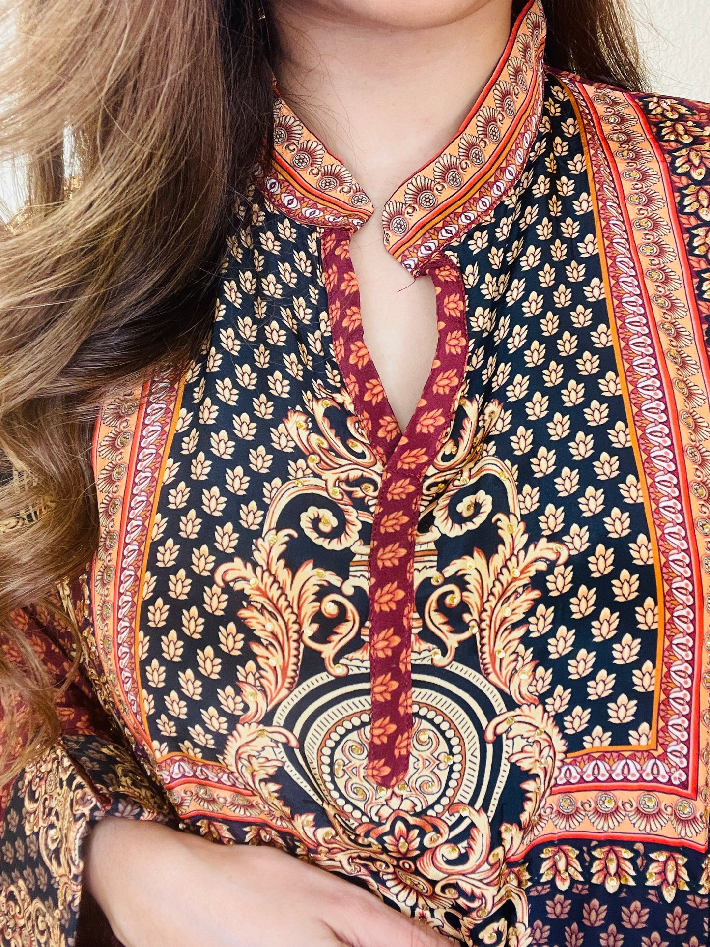 Brown Kaftan Style Co-ords