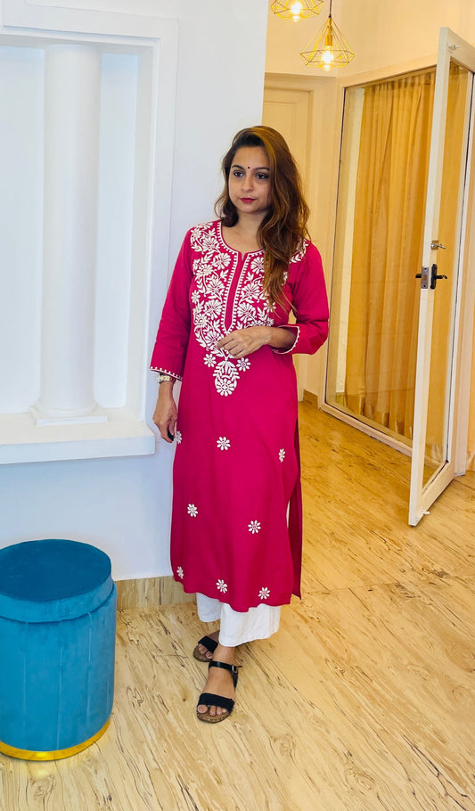 Pink Kurta