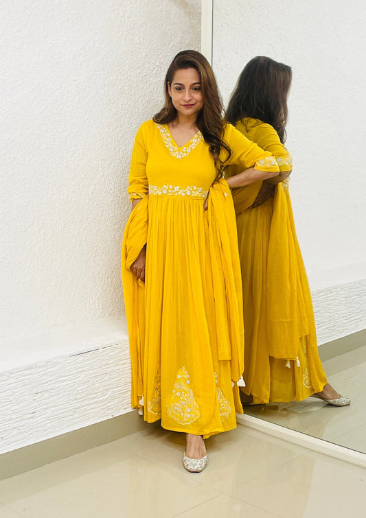 Tulip Anarkali Set